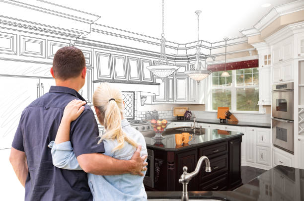Professional Kitchen Island Installation technician working in Brinklow, MD